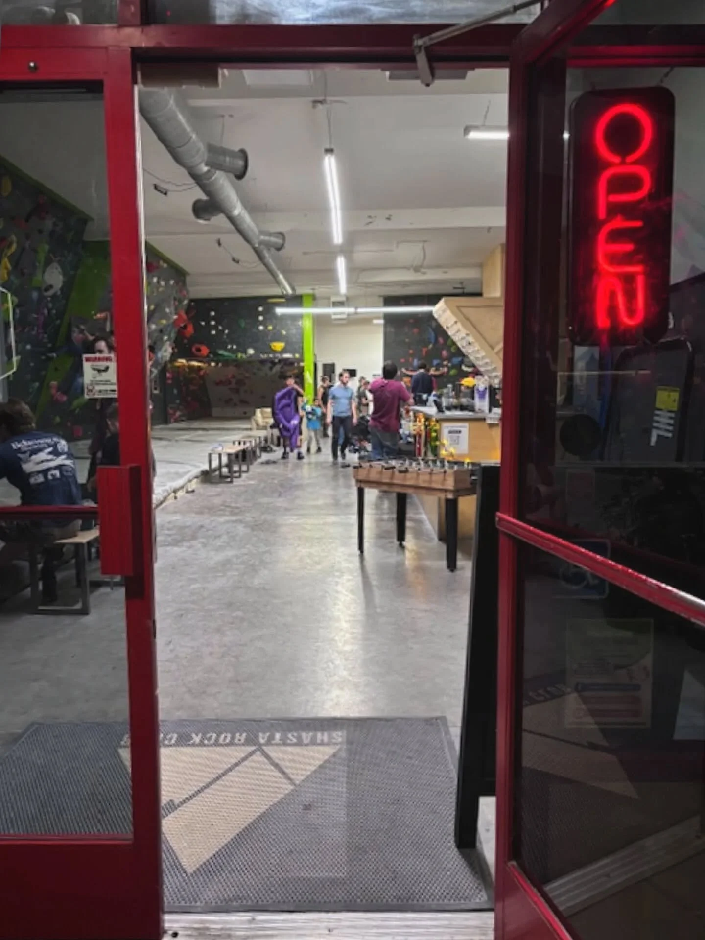 Don't let the rain and cold ruin your plans. We got you covered with something fun and exciting to do. Indoor rock climbing, warm indoors, all winter long. We have fresh new routes every week, so don't miss out ;) open from 2pm-9pm Monday-Friday, 10a