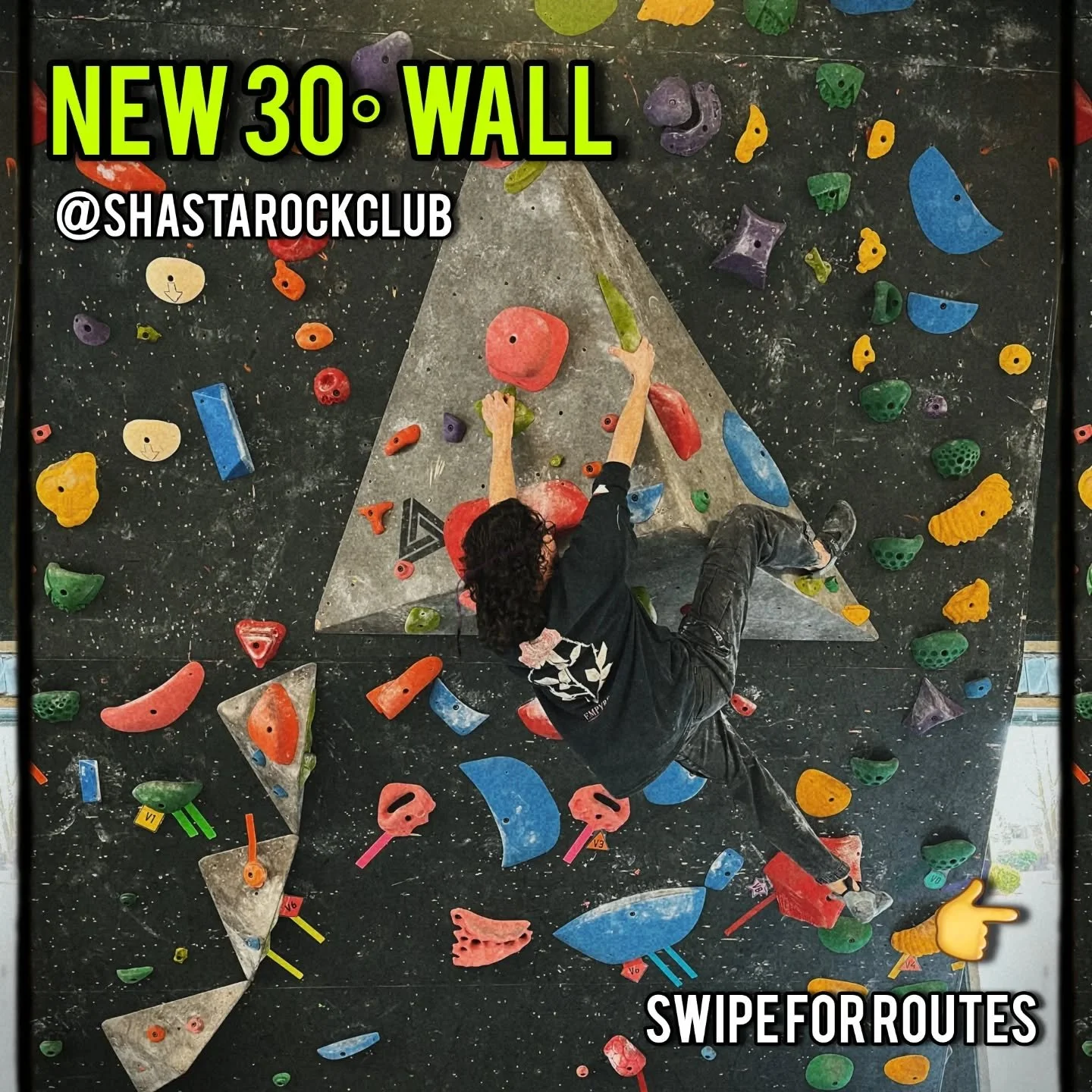 New 30&deg; wall is here and it's bringing in the HEAT 🔥 We have some really difficult routes this time around and this wall is calling ALL strong climbers to challenge it. But don't worry, we also have some simpler stuff to enjoy. We hope you all e