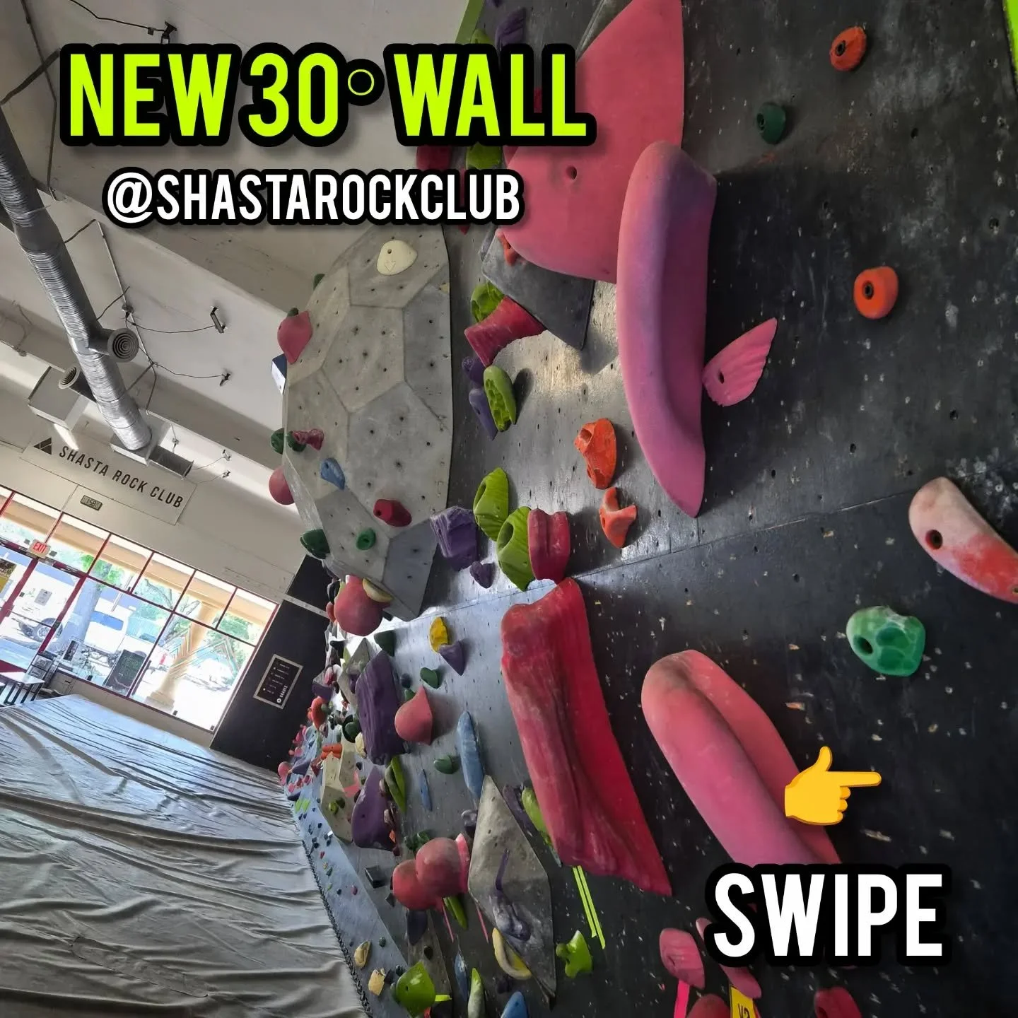 New 30&deg; wall is here. We have a really cool volume set up with this one. Tons of routes to throw down on! We have lots of nice challenges but also some really smooth easy ones. Come try out the new wall! 

#newroutes #newset #bouldering #rockclim