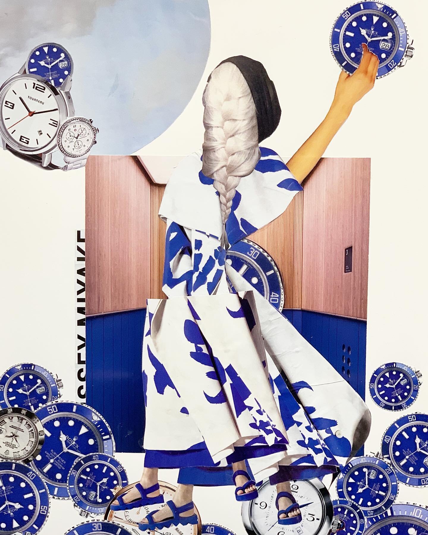 It&rsquo;s Blue Time

#collage
#collageart 
#collageartist 
#collageartwork
#photocollage 
#papercollage 
#cutandpastecollage 
#powertothepeople
