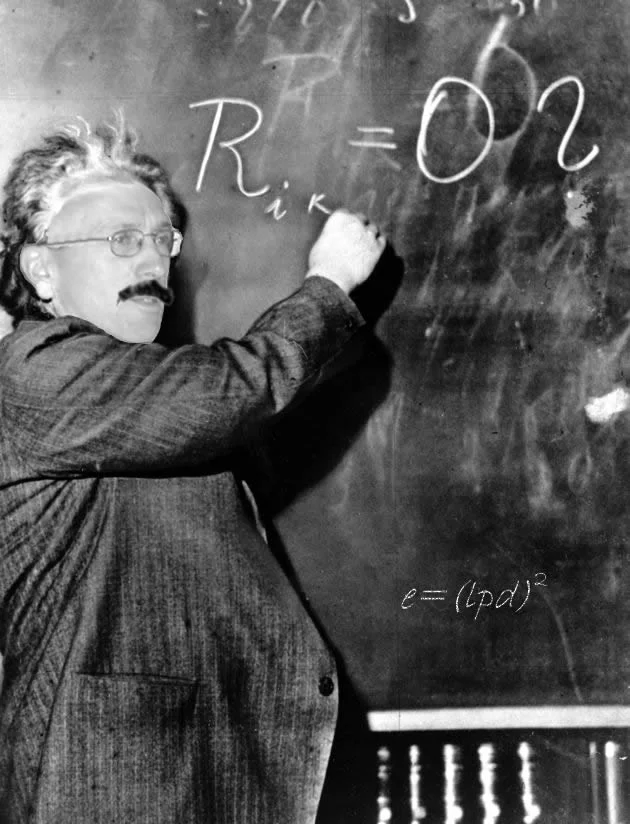 Visage merged with Einstein for gag gift