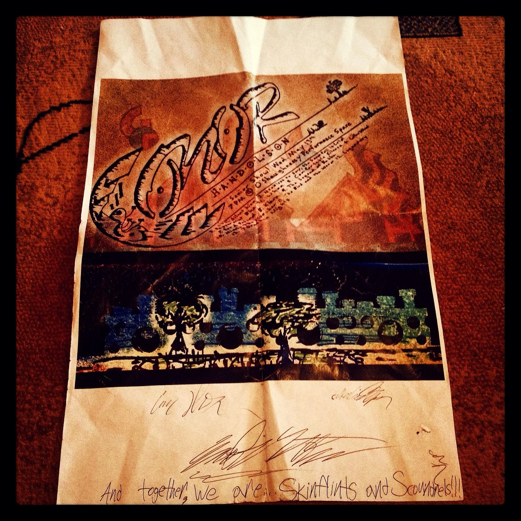 Concert Poster-SKINFLINTS 