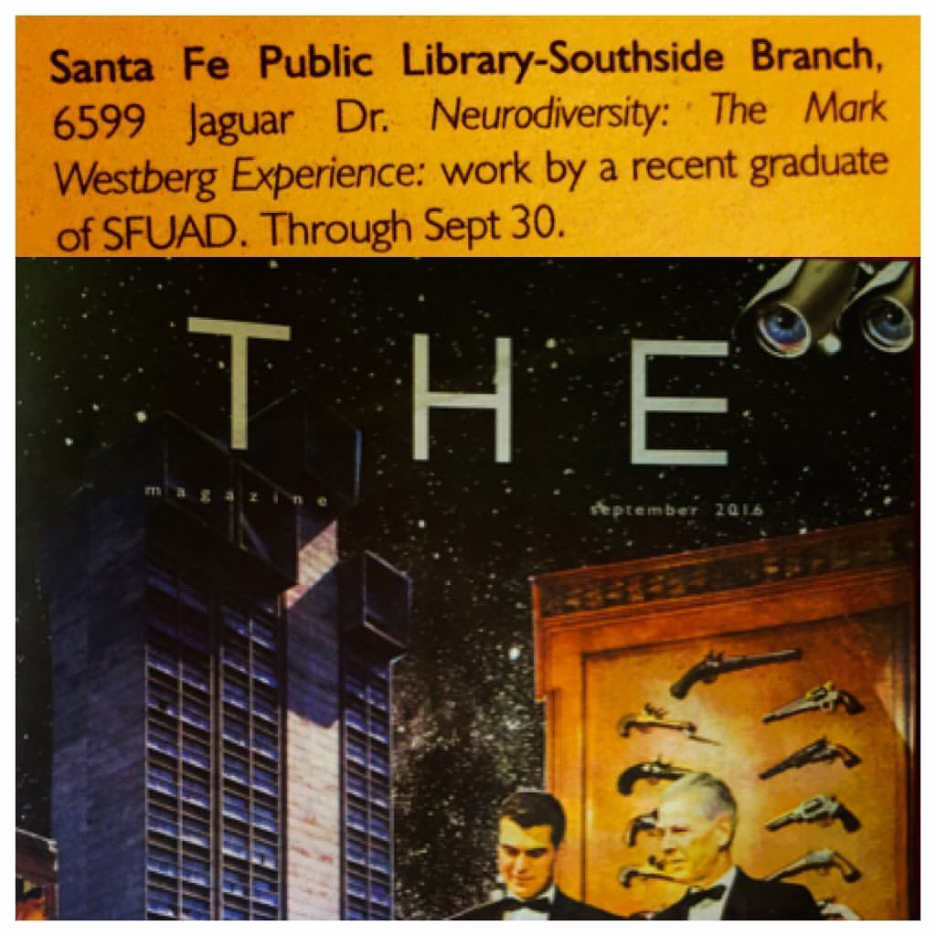 A Listing for my Art Show in THE Magazine