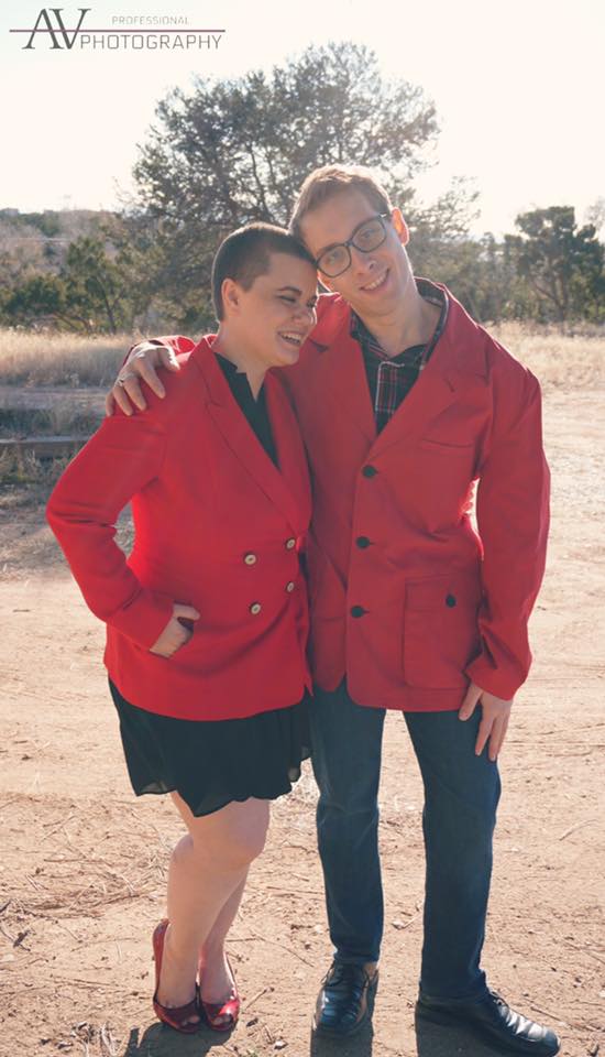 Modeling alongside the lovely Samantha Joann 