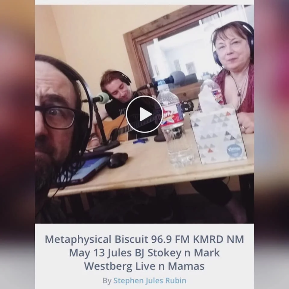 My Mother, BJ Stokey, and I LIVE on Stephen Jules Rubin's Radio Program in New Mexico 2019!!
