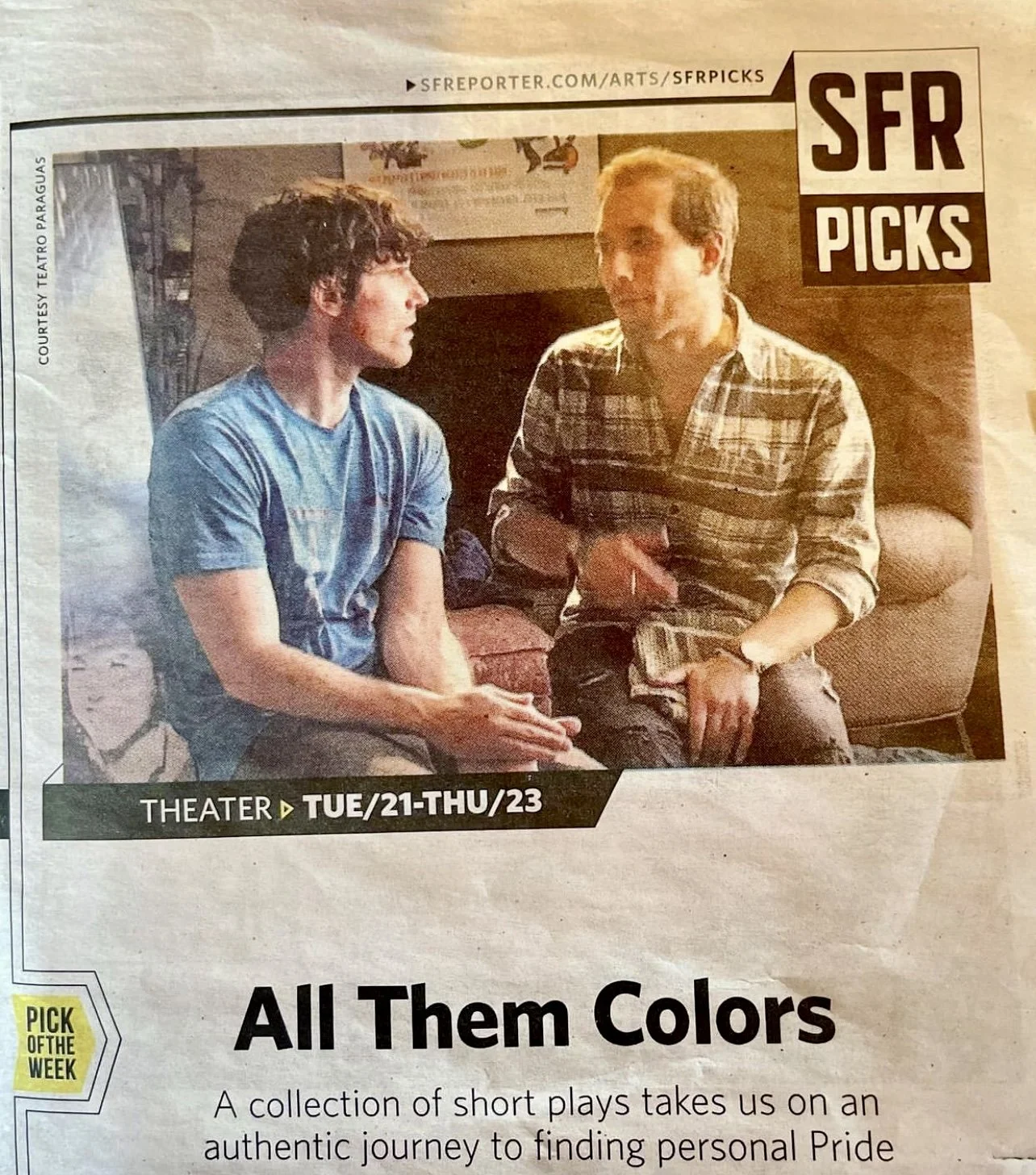 “Rainbow’s End” in the Santa Fe Reporter 