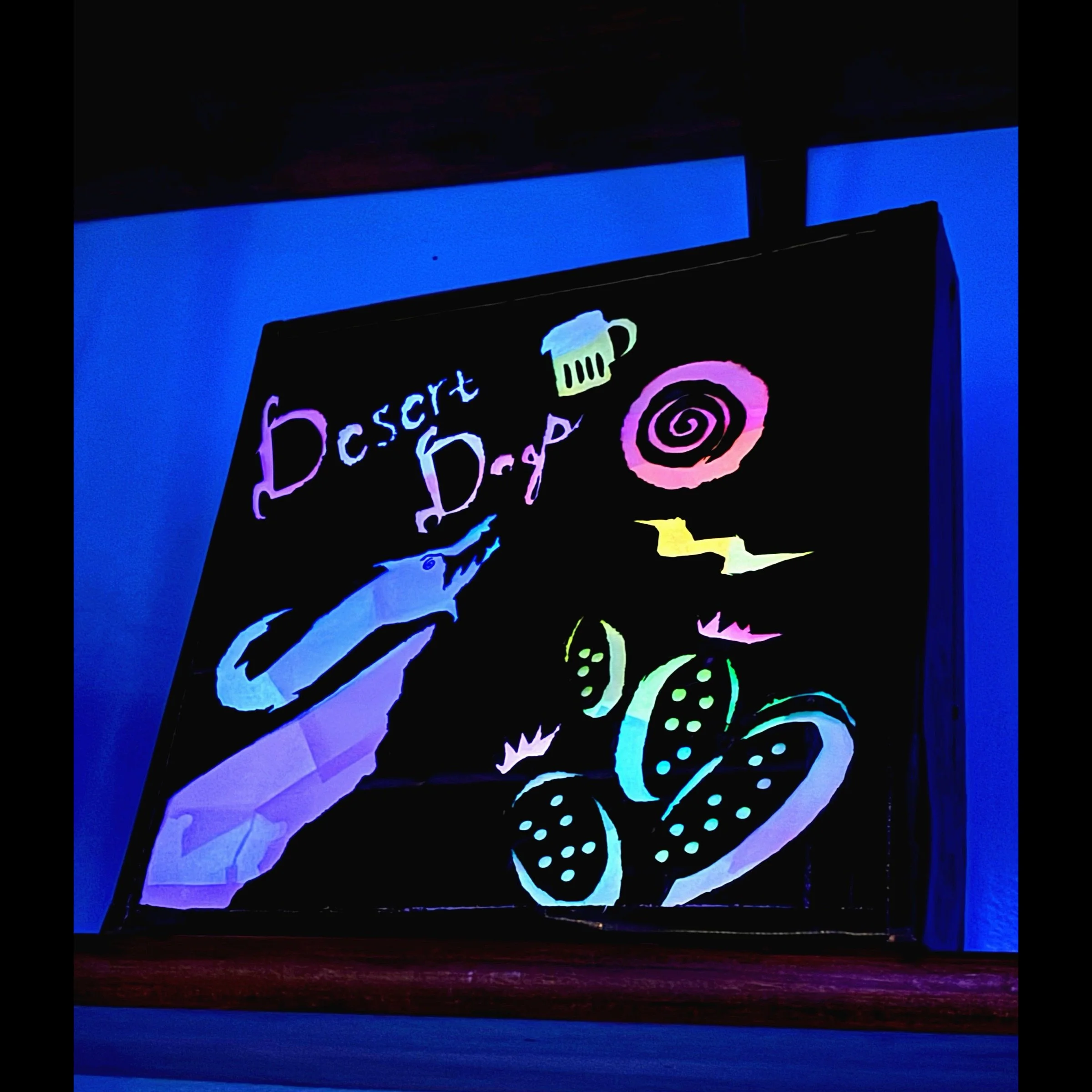 Lantern Art for Desert Dogs Brewery & Cidery (based in Santa Fe, New Mexico)