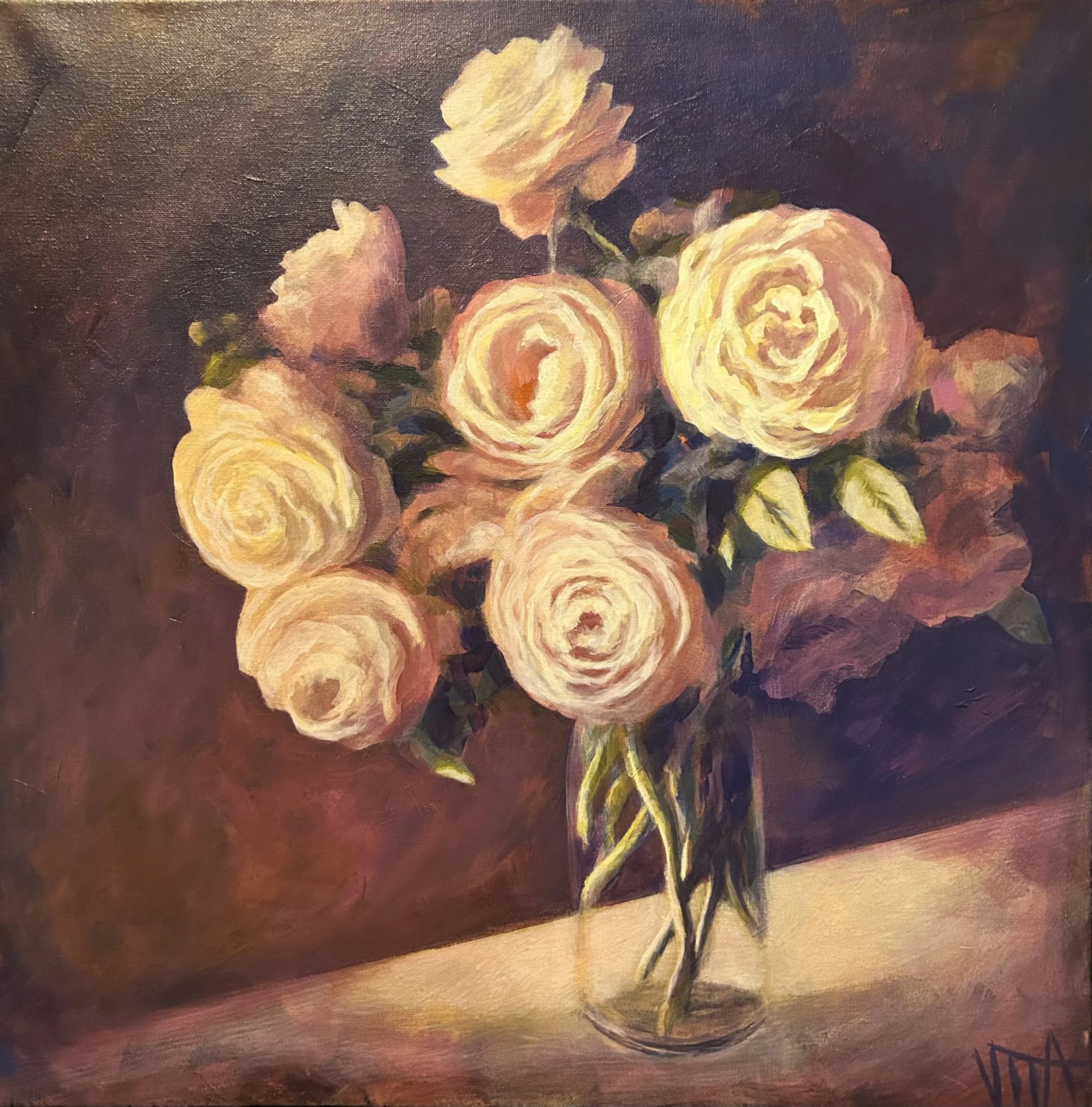 SOLD, The Gift, Acrylic on Canvas, Copyright 2025 Hirschten