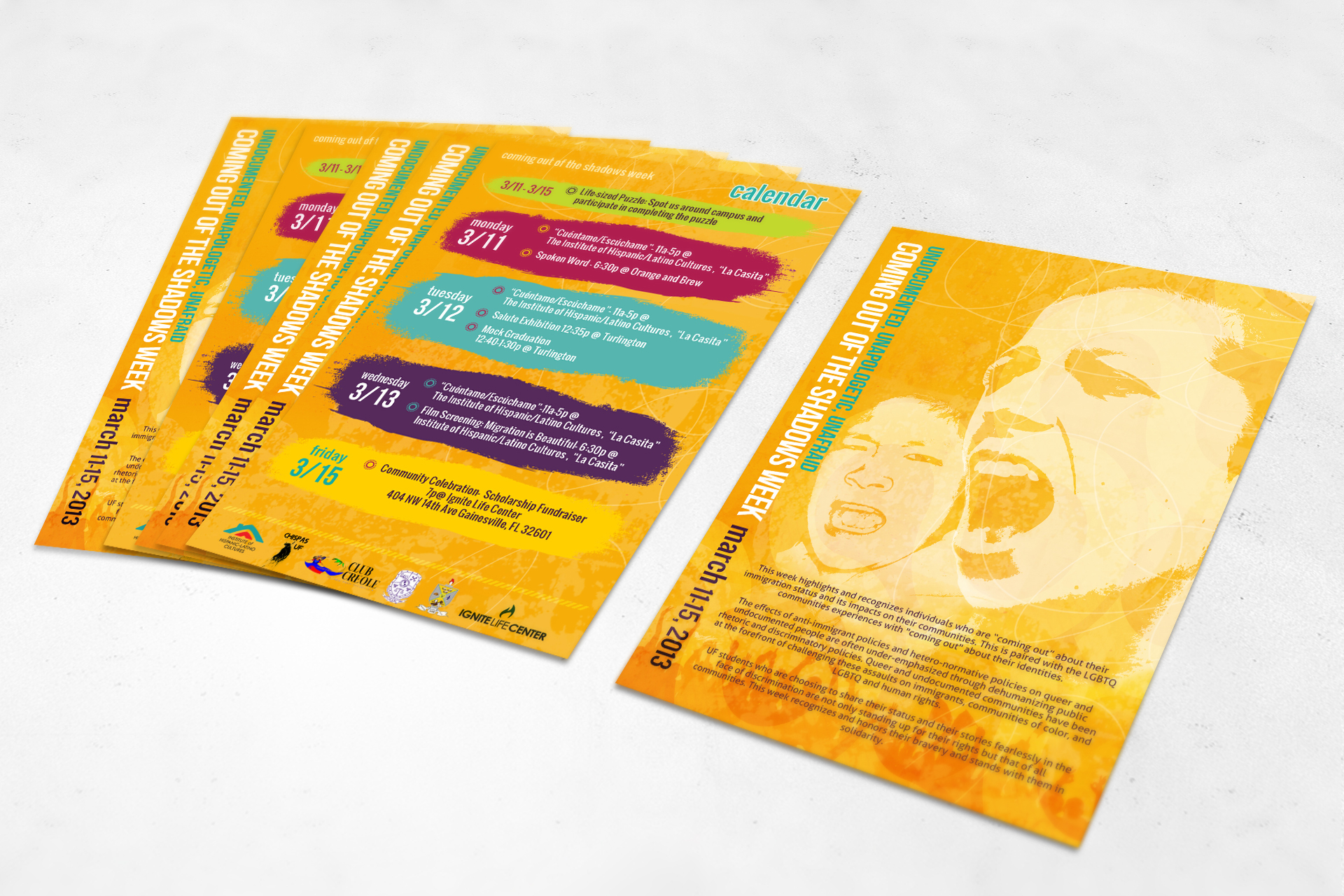  Client: Institute of Hispanic-Latino Culture, University of Florida  Type: Flier 