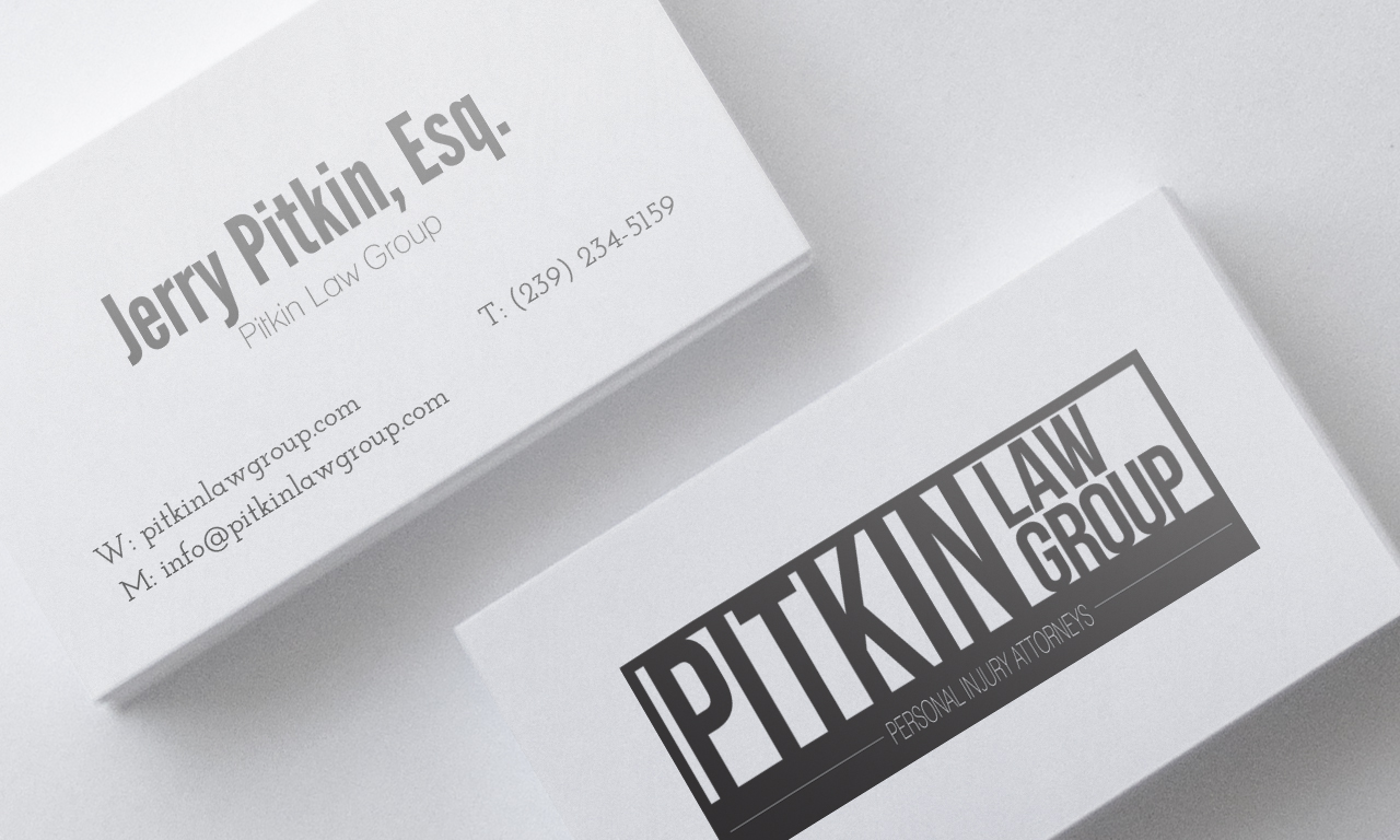  Client: Ptikin Law Group  Type: Business Card 