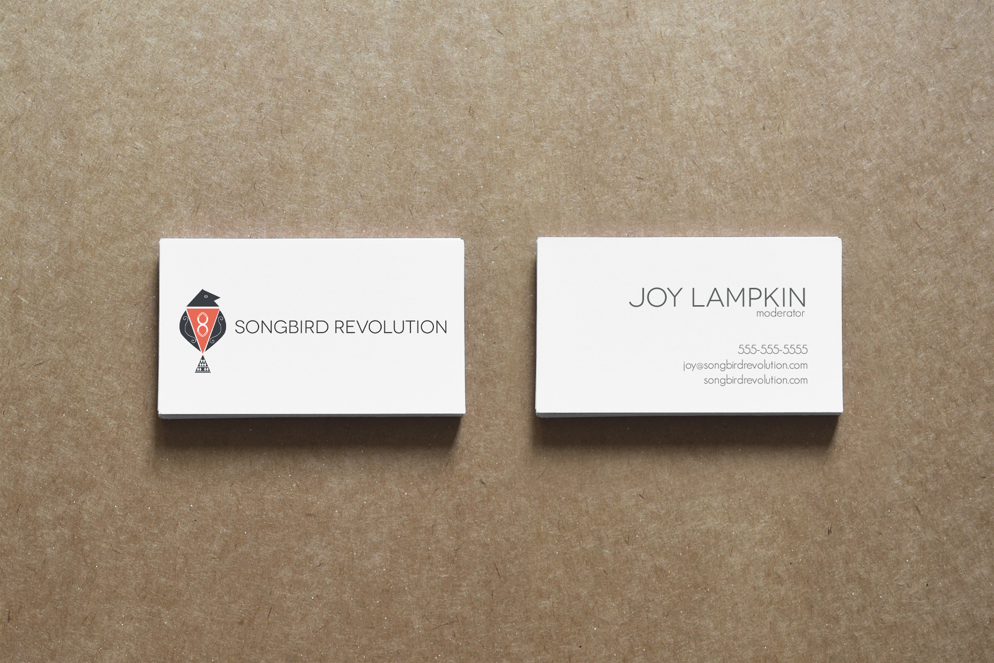  Client: Songbird Revolution  Type: Business Card 