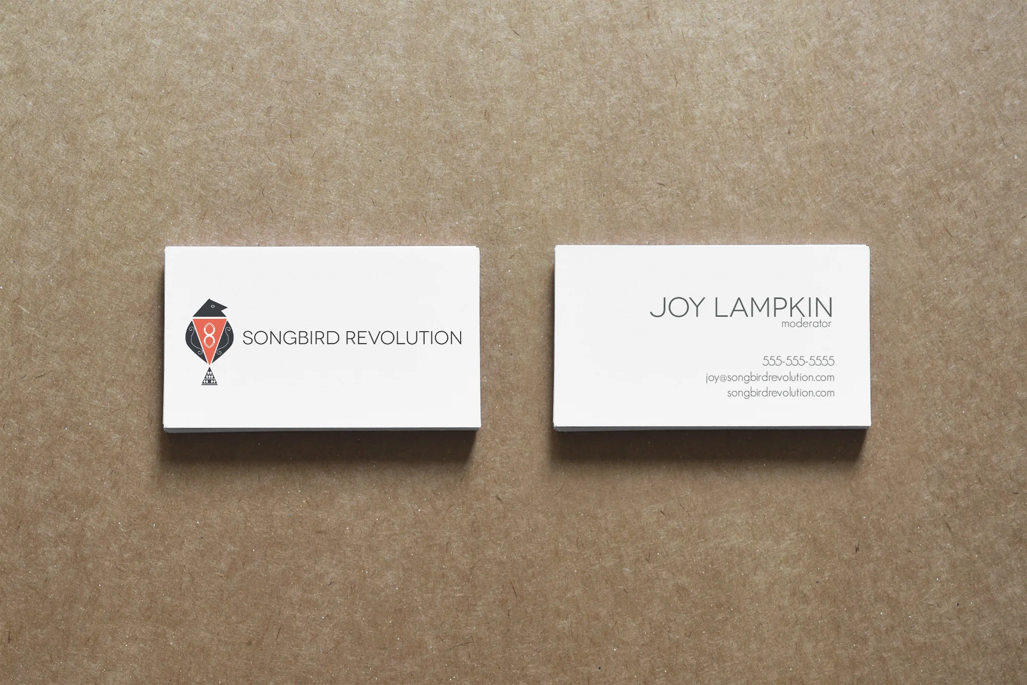 Client: Songbird Revolution Type: Business Card
