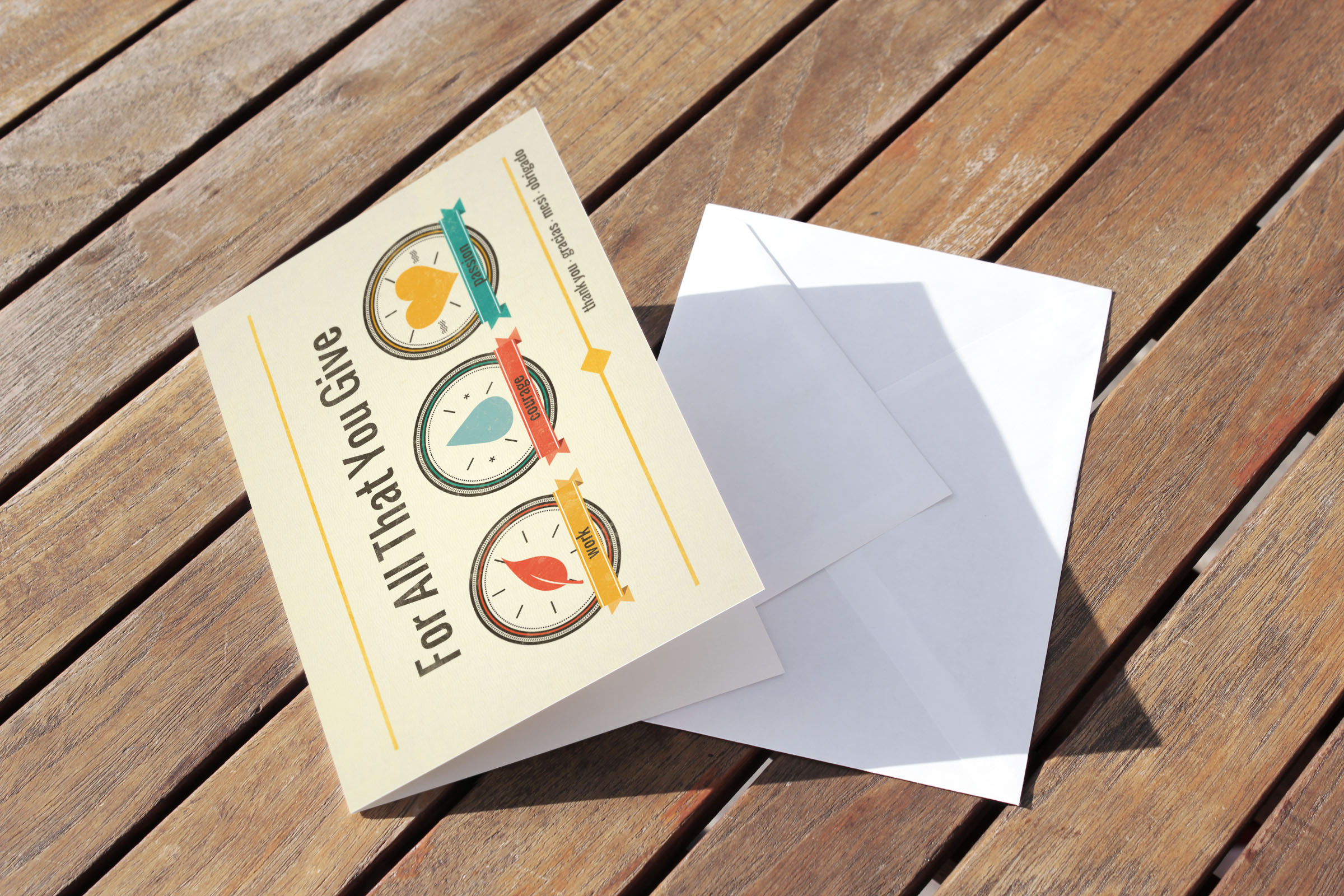  Client: Collier County Neighborhood Stories Project  Type: Thank You Card 