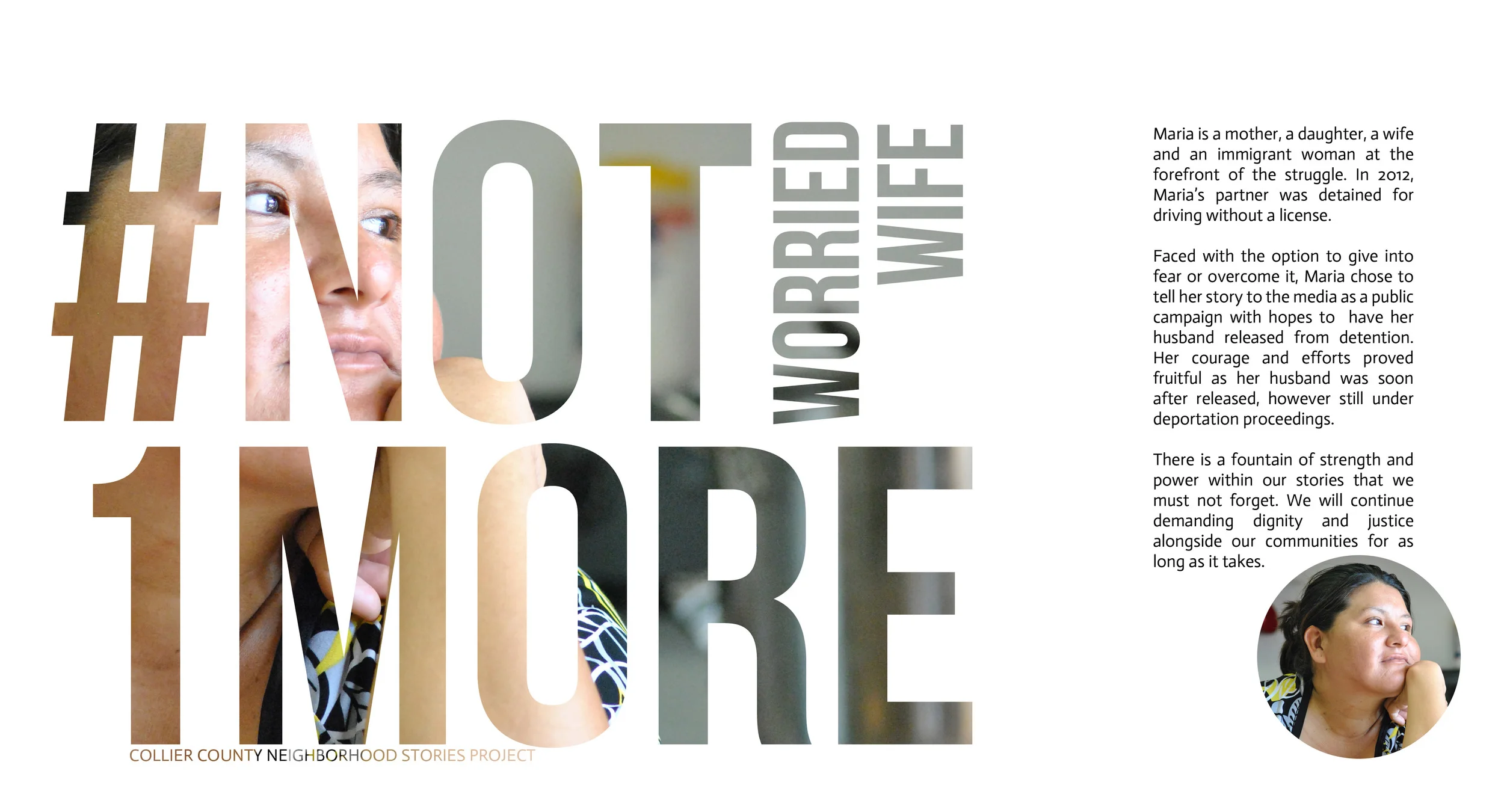 Client: Collier County Neighborhood Stories Project Type: Flier
