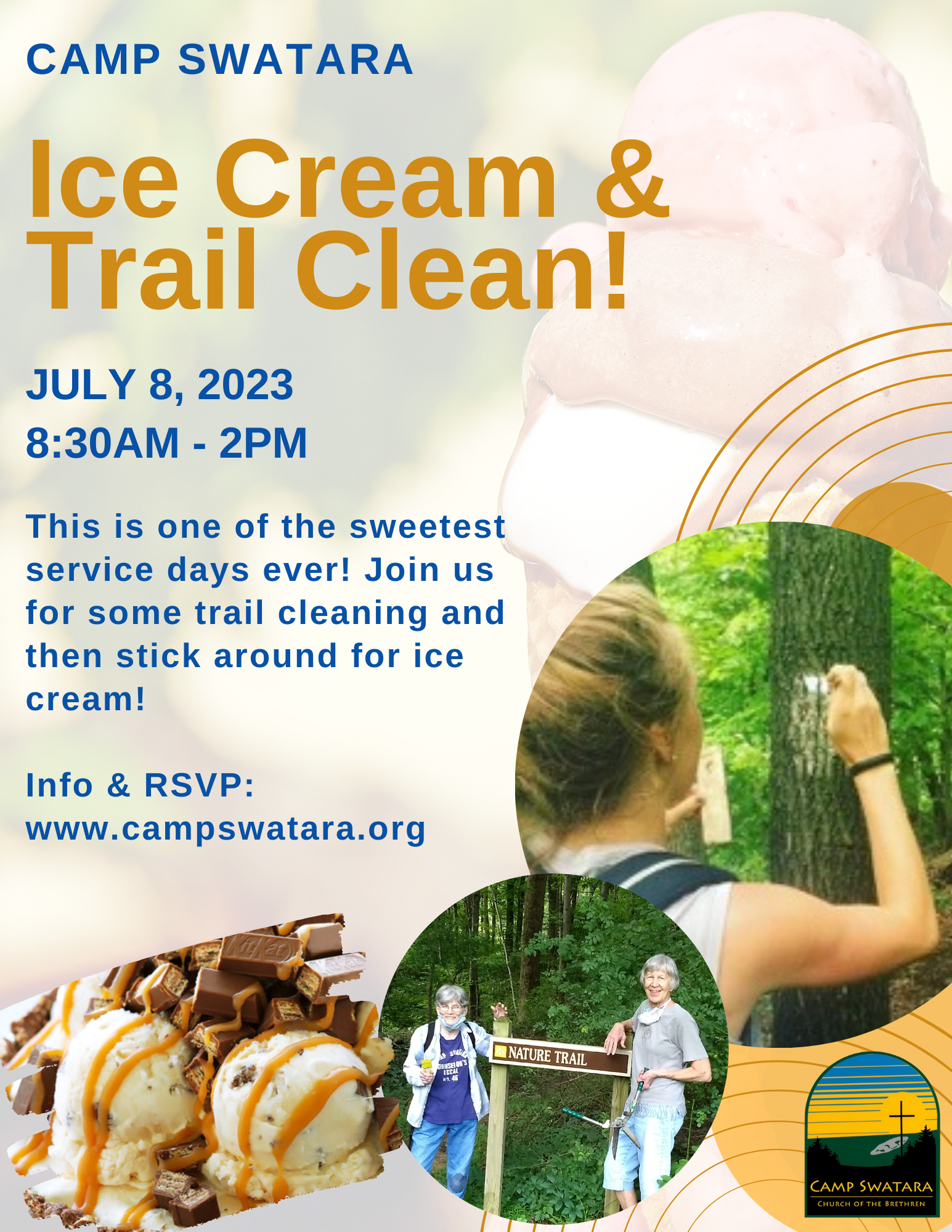 Ice Cream & Trail Clean — Camp Swatara
