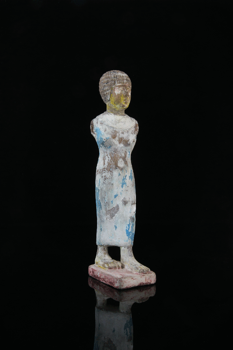 An Egyptian Cedar Wood Painted Figure Of A Woman, Middle Kingdom, Circa, 2061-1782 B.C., 28.5cm $20,000