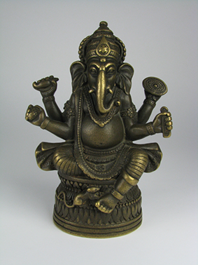 A Pala Period Bronze Sculpture of Ganesha, c.11-12th Century, Eastern India, 18x12cm $10,600