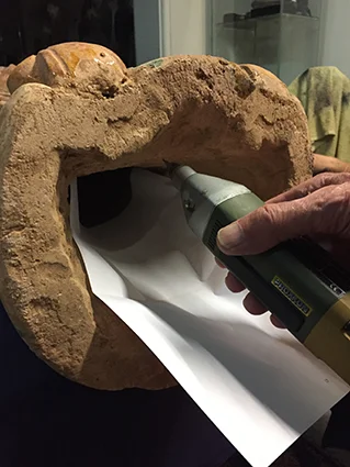  Preparing to obtain the samples 