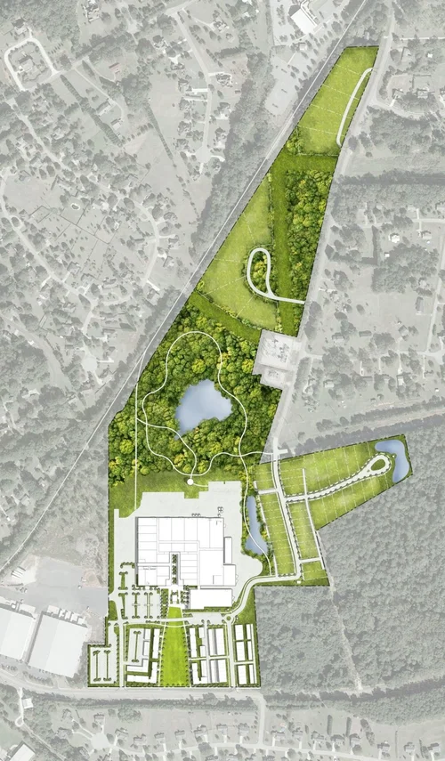 Wire Rode Complex Map Wire Park | Adaptive Reuse Mixed-Use in Watkinsville, GA