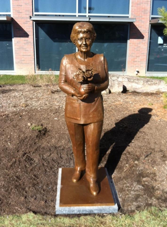 Mrs. Johnnie Lamade Statue