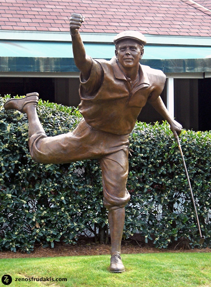 Payne Stewart, monument sculpture