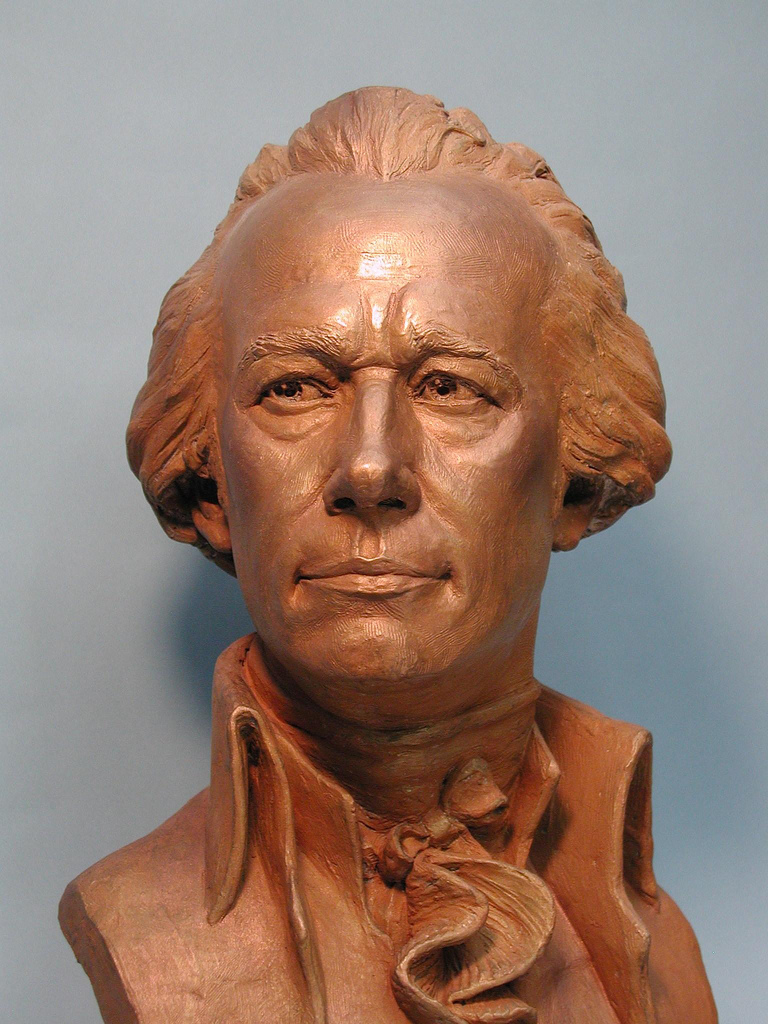 Alexander Hamilton, portrait bust