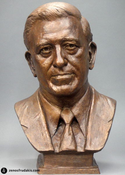 Dr Wiggins, portrait bust