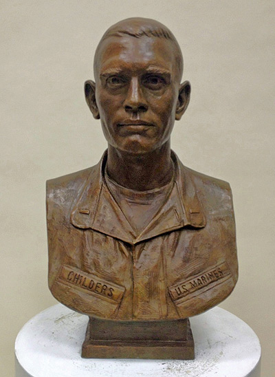 Marine, portrait bust