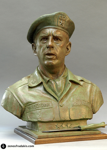General Yarborough, Portrait Sculpture