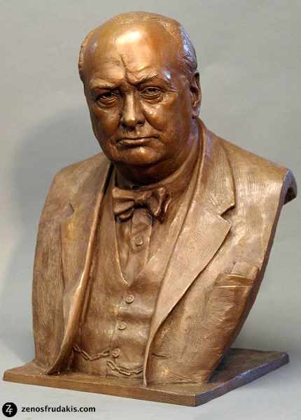 Winston Churchill, sculpture collection