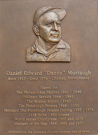 Danny Murtaugh, sports sculpture