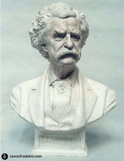 Mark Twain Sculpture