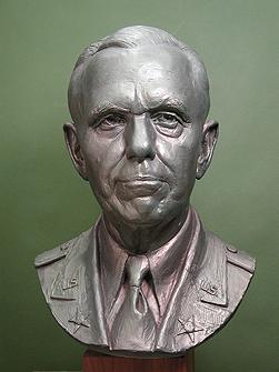 General Marshall, portrait bust