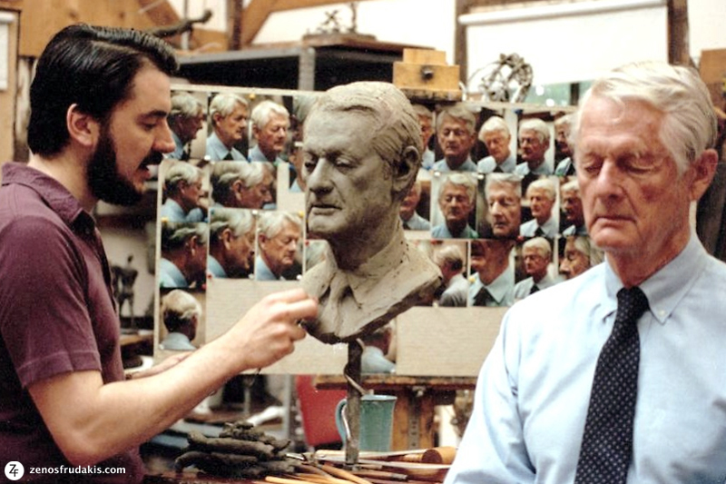 Frudakis Sculpting Edmund Bacon