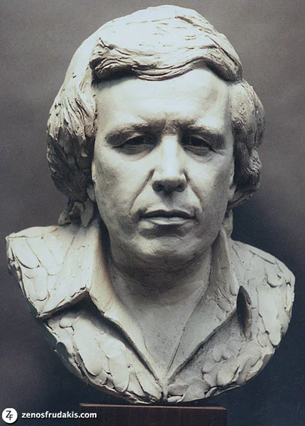 Portrait sculpture of Don McLean by Zenos Frudakis