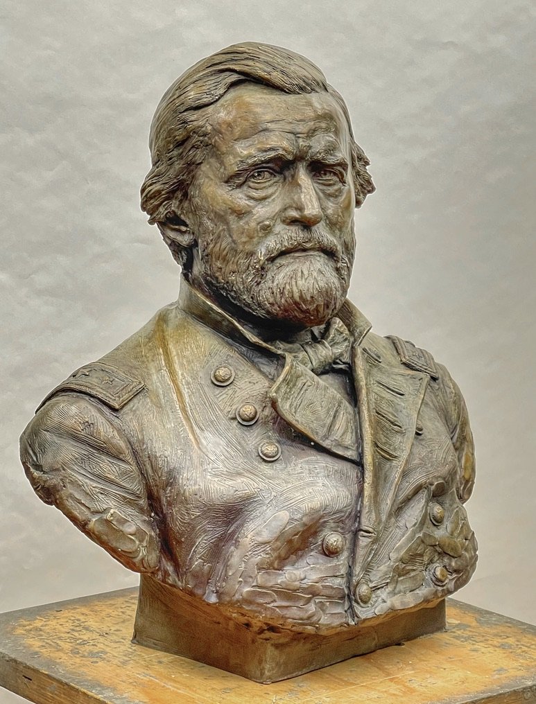  Sculpture of Ulysses S. Grant by Zenos Frudakis. 