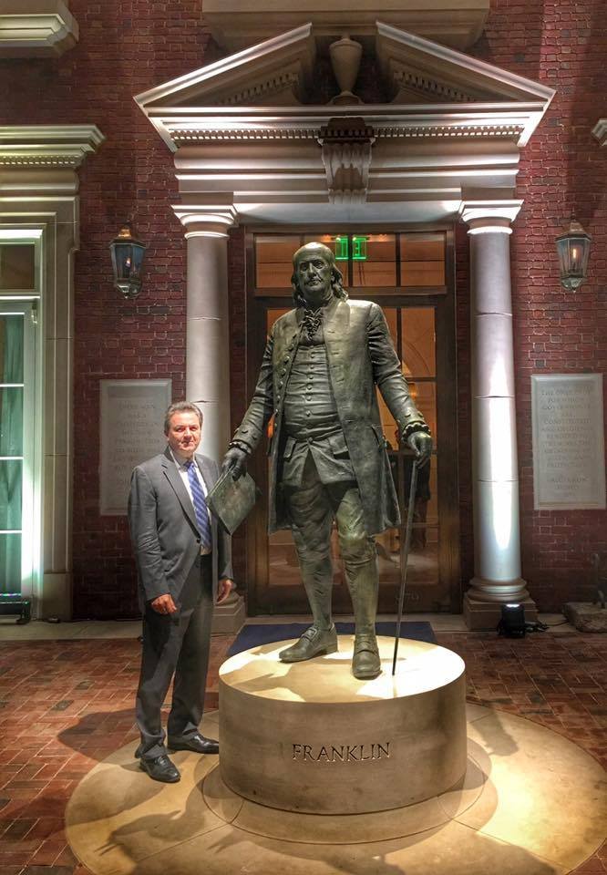 Benjamin Franklin, Portrait Statue