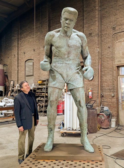 Muhammad Ali・オブジェ…世界限定1779体，海外製ラィセンス作品です Muhammad Ali — Zenos Frudakis