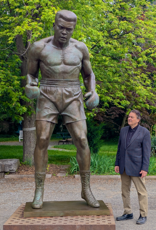 Muhammad Ali・オブジェ…世界限定1779体，海外製ラィセンス作品です Muhammad Ali — Zenos Frudakis