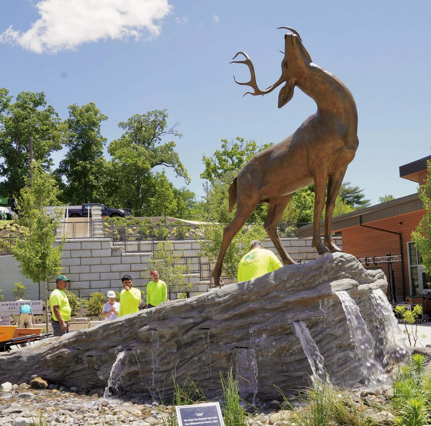 Elmwood Park Zoo Sculpture Fountain