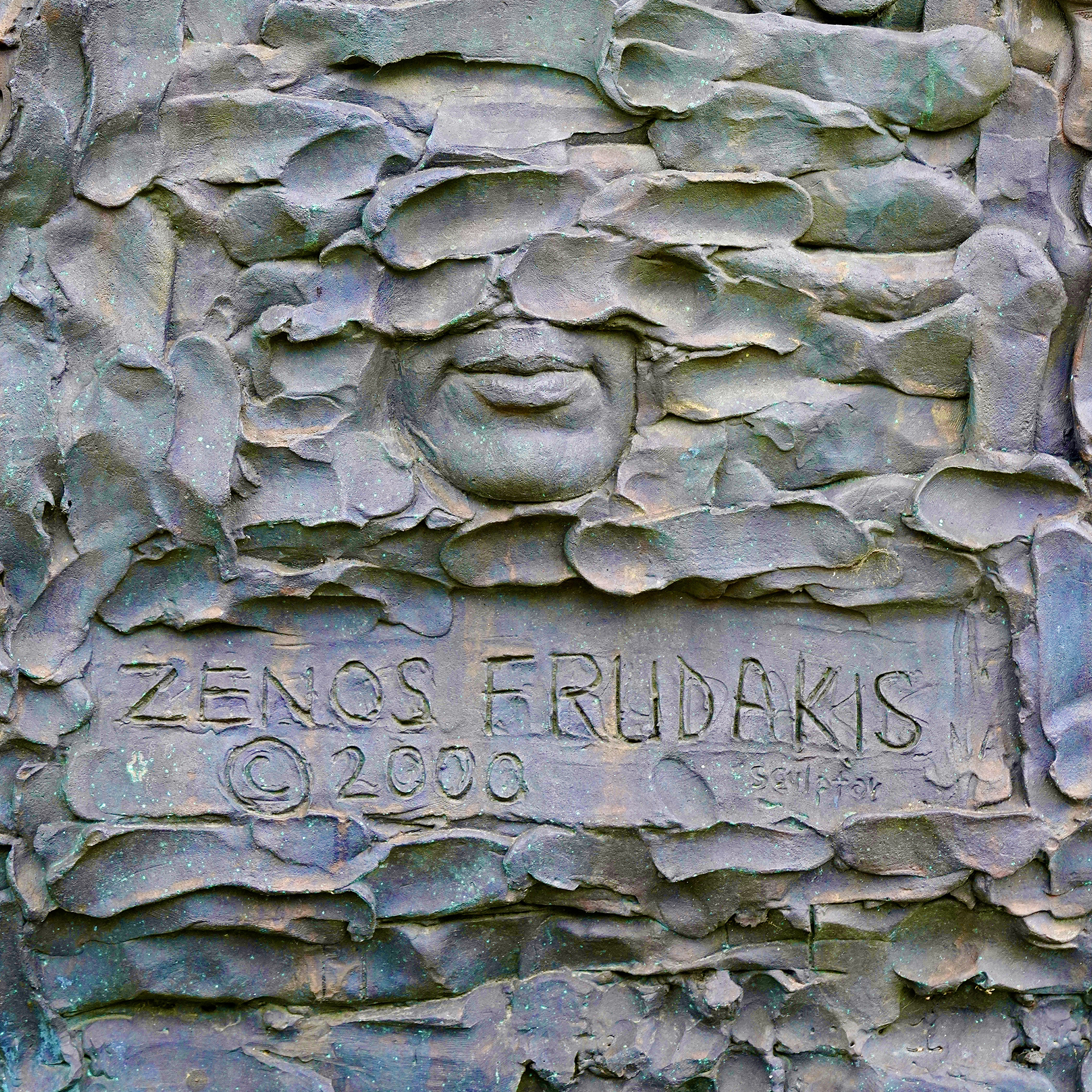 Contemporary bronze sculpture Freedom by Zenos Frudakis.