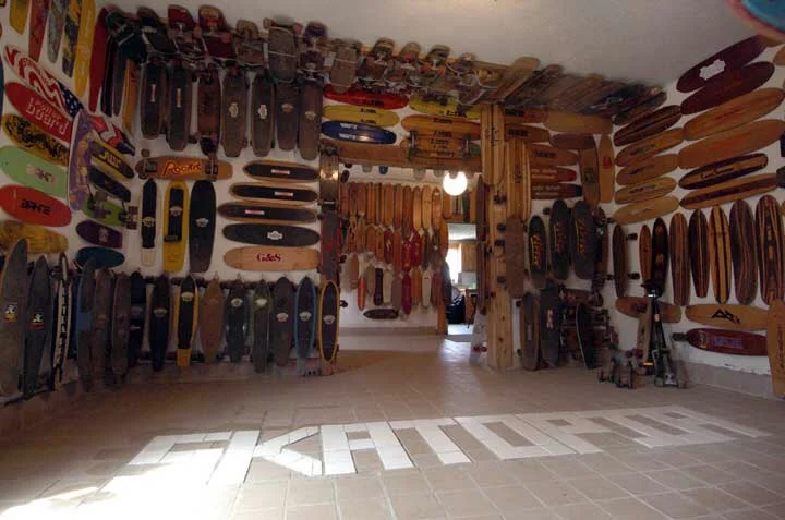 Skateboard museum at Skatopia