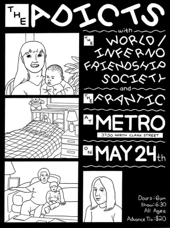 An old poster Nick drew up for The Metro