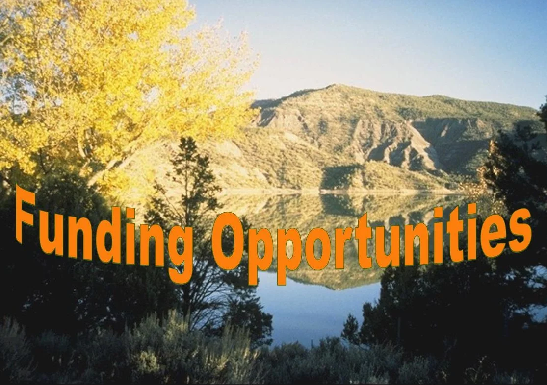 Mountain Lake.&nbsp;Mountain reflecting in water of lake with fall color tree. Division of Wildlife. Colorado Division of Wildlife.&nbsp; Date taken: 10/20/2003.