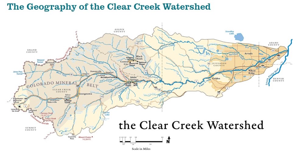 clear creek county map Clear Creek Watershed Foundation Colorado Watershed Assembly clear creek county map