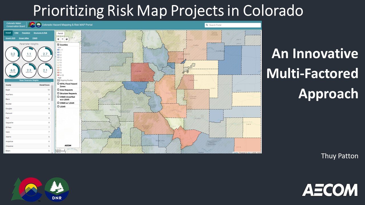 Thuy Patton, Colorado Water Conservation Board Geoff Uhlemann, AECOM