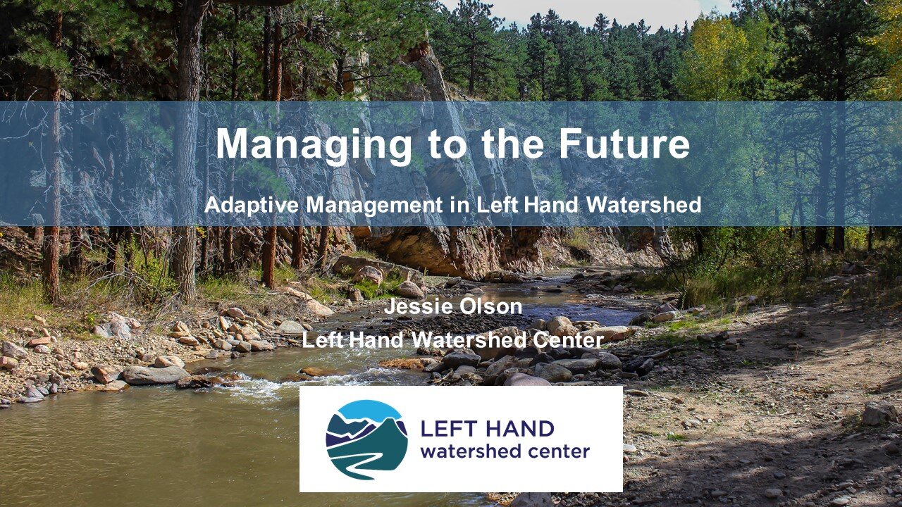 Jessie Olson, Left Hand Watershed Center