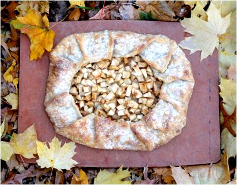 Happy Apple Tart made in the Adventure Kitchen, October 2014.