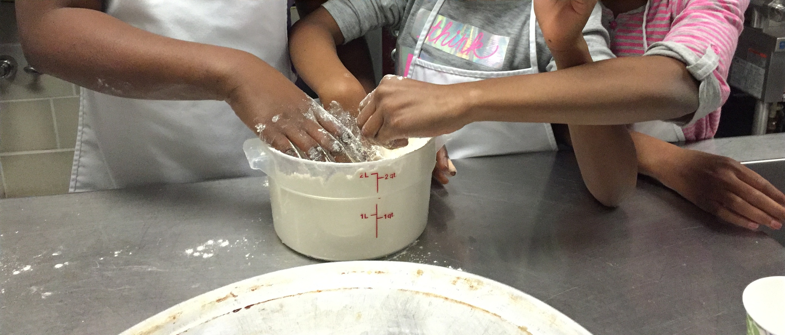 Hands in the Flour