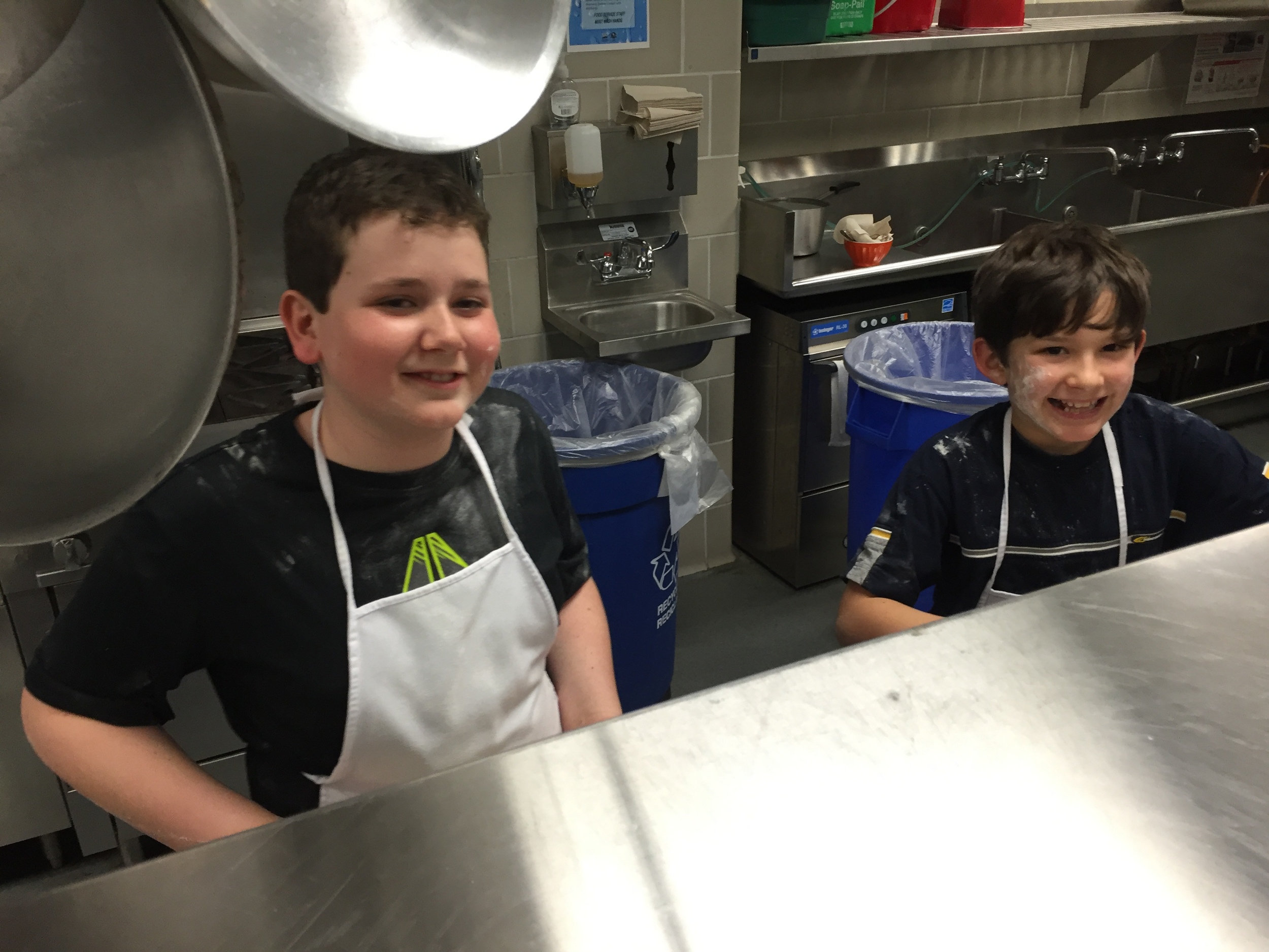 Boys in the kitchen